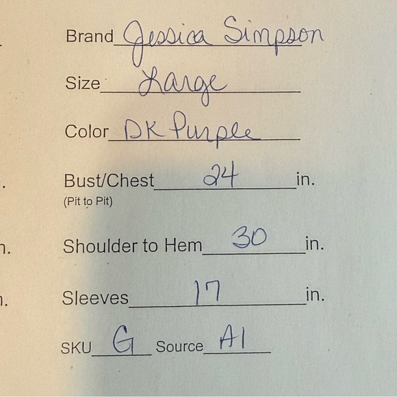 Jessica Simpson Mauve Knit Sweater w Beaded Embellishments Long Sleeve - Picture 9 of 9